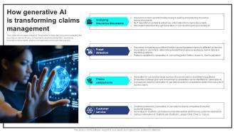 How Generative AI Is Transforming Claims Strategic Guide For Generative AI Tools And Technologies AI SS V