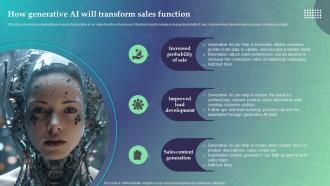 How Generative AI Will Transform Sales Function Economic Potential Of Generative AI SS