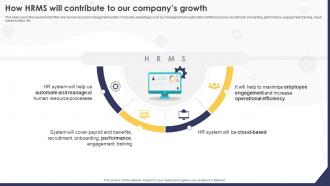 How HRMS Will Contribute To Our Companys Growth HRMS Implementation Strategy
