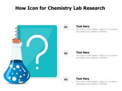 How icon for chemistry lab research