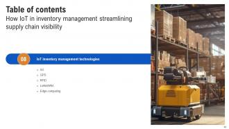 How IoT In Inventory Management Streamlining Supply Chain Visibility Powerpoint Presentation Slides IoT CD Best Visual