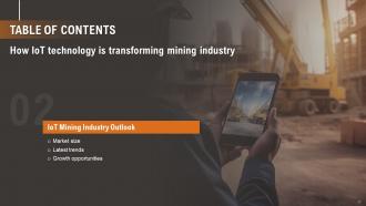 How IoT Technology Is Transforming Mining Industry Powerpoint Presentation Slides IoT CD Interactive Multipurpose
