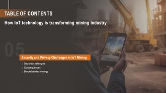 How IoT Technology Is Transforming Mining Industry Powerpoint Presentation Slides IoT CD Slides Attractive