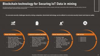 How IoT Technology Is Transforming Mining Industry Powerpoint Presentation Slides IoT CD Images Attractive