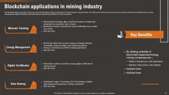 How IoT Technology Is Transforming Mining Industry Powerpoint Presentation Slides IoT CD Customizable Attractive