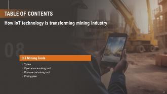 How IoT Technology Is Transforming Mining Industry Powerpoint Presentation Slides IoT CD Colorful Attractive