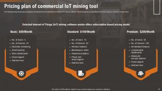 How IoT Technology Is Transforming Mining Industry Powerpoint Presentation Slides IoT CD Appealing Attractive