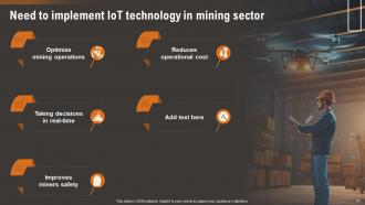 How IoT Technology Is Transforming Mining Industry Powerpoint Presentation Slides IoT CD Image Graphical