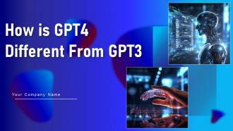 How Is GPT4 Different From GPT3 ChatGPT CD V