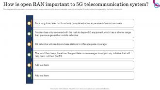 How Is Open RAN Important To 5g Open RAN Alliance