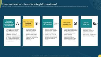 How Metaverse Is Transforming B2b Business Online Portal Management In B2b Ecommerce