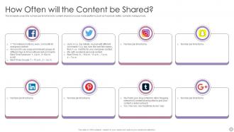 How Often Will The Content Be Shared Advertising Agency Pitch Presentation Ppt