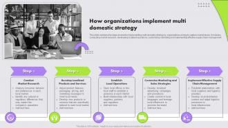 How Organizations Implement Multi Domestic Multinational Strategy For Organizations Strategy SS