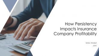 How Persistency Impacts Insurance Company Profitability PPT Example AT