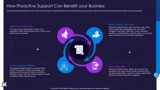 How Proactive Support Can Benefit Your Business Optimize Service Delivery Ppt Download