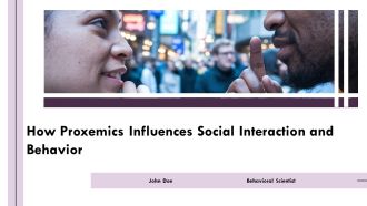 How Proxemics Influences Social Interaction And Behavior PPT Structure AT