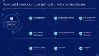 How Publishers Can Use Semantic Web Technologies Semantic Web It Ppt Styles Graphic Tips