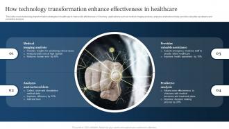 How Technology Transformation Enhance Effectiveness In Healthcare