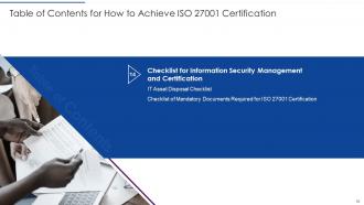 How To Achieve Iso 27001 Certification Powerpoint Presentation Slides
