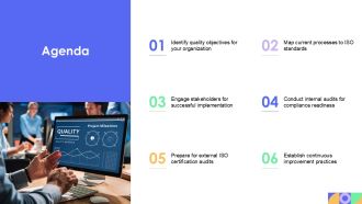 How To Achieve ISO Certification With Quality Management Systems PPT Demonstration AT Visual Pre-designed