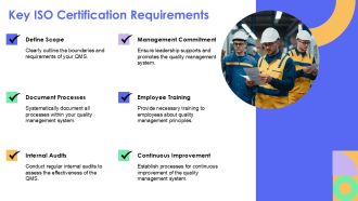 How To Achieve ISO Certification With Quality Management Systems PPT Demonstration AT Multipurpose Pre-designed