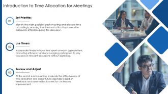 How To Allocate Time For Staff Meeting Agendas PPT Mockup AT Researched Image