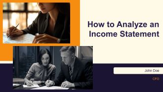 How To Analyze An Income Statement PPT Structure AT