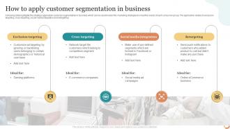 How To Apply Customer Segmentation In Business