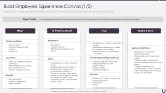 How To Attract And Retain The Best Talent Build Employee Experience Canvas