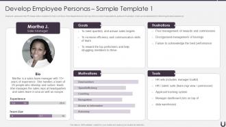 How To Attract And Retain The Best Talent Develop Employee Personas Sample Template