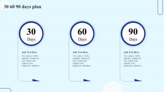 How To Boost Customer Engagement Through 30 60 90 Days Plan Ppt Diagram Graph Charts