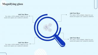 How To Boost Customer Engagement Through Magnifying Glass Ppt Powerpoint Presentation File Icon