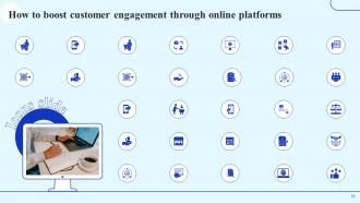 How To Boost Customer Engagement Through Online Platforms Powerpoint Presentation Slides