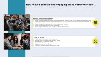 How To Build Effective And Engaging Brand Community Comprehensive Guide For Brand Awareness