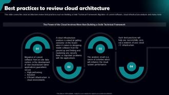 How To Build Scalable Cloud Architecture Best Practices To Review Cloud Architecture