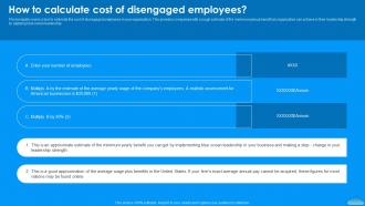 How To Calculate Cost Of Disengaged Moving To Blue Ocean Strategy A Five Step Process Strategy Ss V