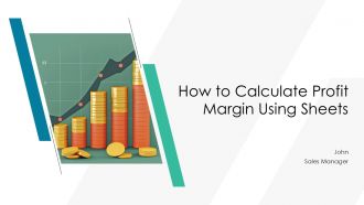How To Calculate Profit Margin Using Sheets PPT Template AT