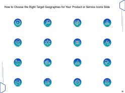 How to choose the right target geographies for your product or service powerpoint presentation slides