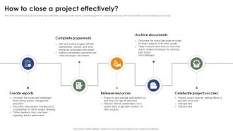 How To Close A Project Effectively Mastering Project Management PM SS