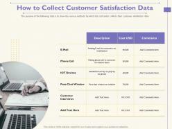 How To Collect Customer Satisfaction Data Via Pop Up Ppt Powerpoint Presentation Ideas Infographics