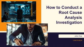 How To Conduct A Root Cause Analysis Investigation PPT Information AT