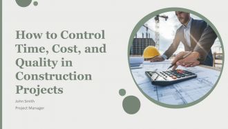 How To Control Time Cost And Quality In Construction Projects PPT Mockup AT How To Control Time Cost And Quality In Construction Projects PPT Mockup AT