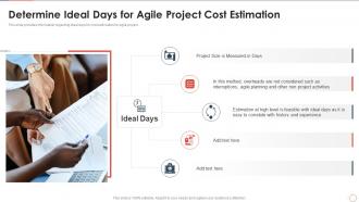 How to cost agile project determine ideal days for agile project cost estimation