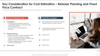 How to cost agile project key consideration cost estimation release planning