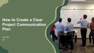 How To Create A Clear Project Communication Plan PPT Example AT