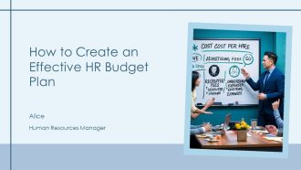 How To Create An Effective HR Budget Plan PPT Structure AT