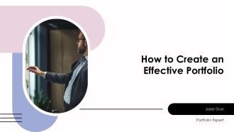 How To Create An Effective Portfolio PPT Example AT
