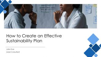 How To Create An Effective Sustainability Plan PPT Summary AT