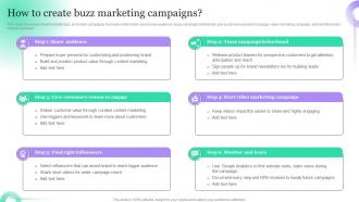 How To Create Buzz Marketing Campaigns Hosting Viral Social Media Campaigns
