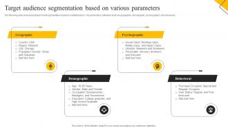 How To Create Cost Effective Target Audience Segmentation Based On Various Parameters MKT SS V